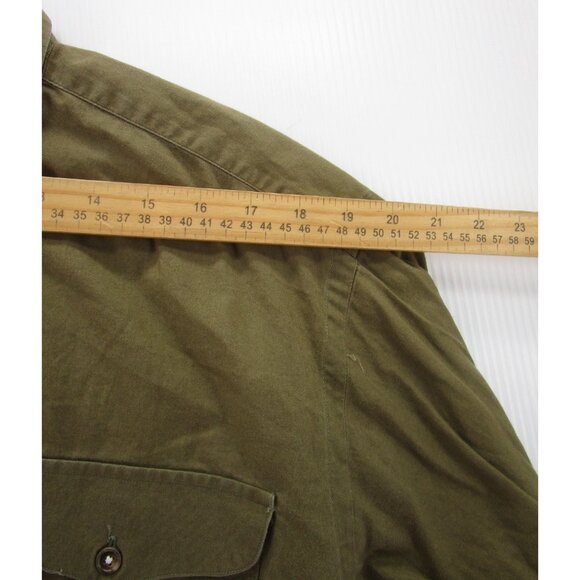 Bullock & Jones Shirt XL Button Down Utility Flap Pockets Collared - Picture 6 of 10